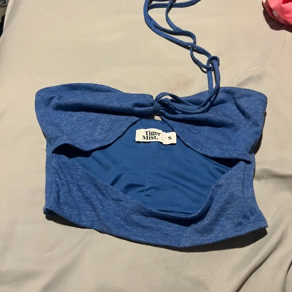 Tiger Mist Blue Women's‎ Top size small
